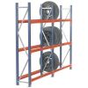 Reifenregal 2 Fächer. H2000 x L3200 x D0500 mm - 